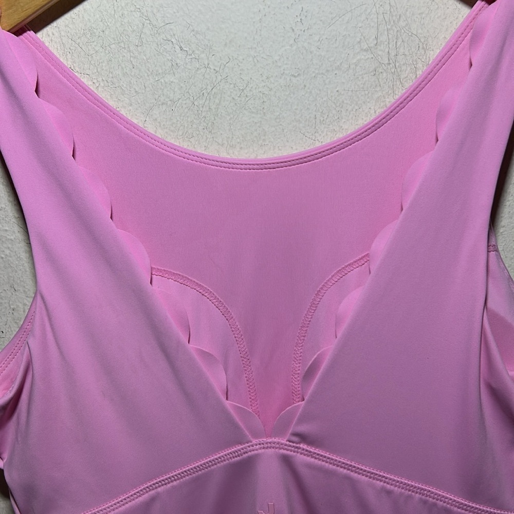 JoyLab Women's Scallop Detail Active Dress Light Pink Size XS NWT - Picture 7 of 10